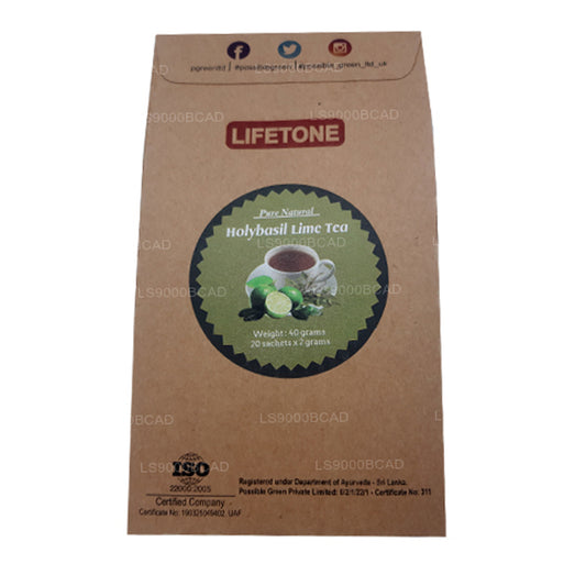 Lifetone Helig Basilika Lime Te (40g)