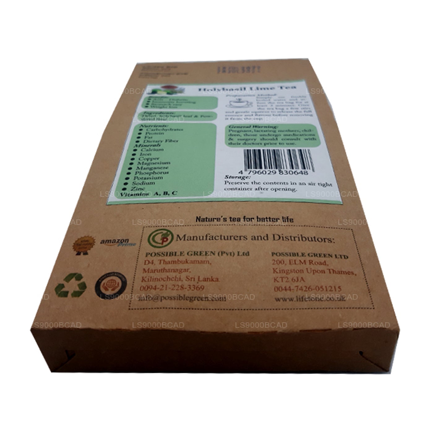 Lifetone Helig Basilika Lime Te (40g)