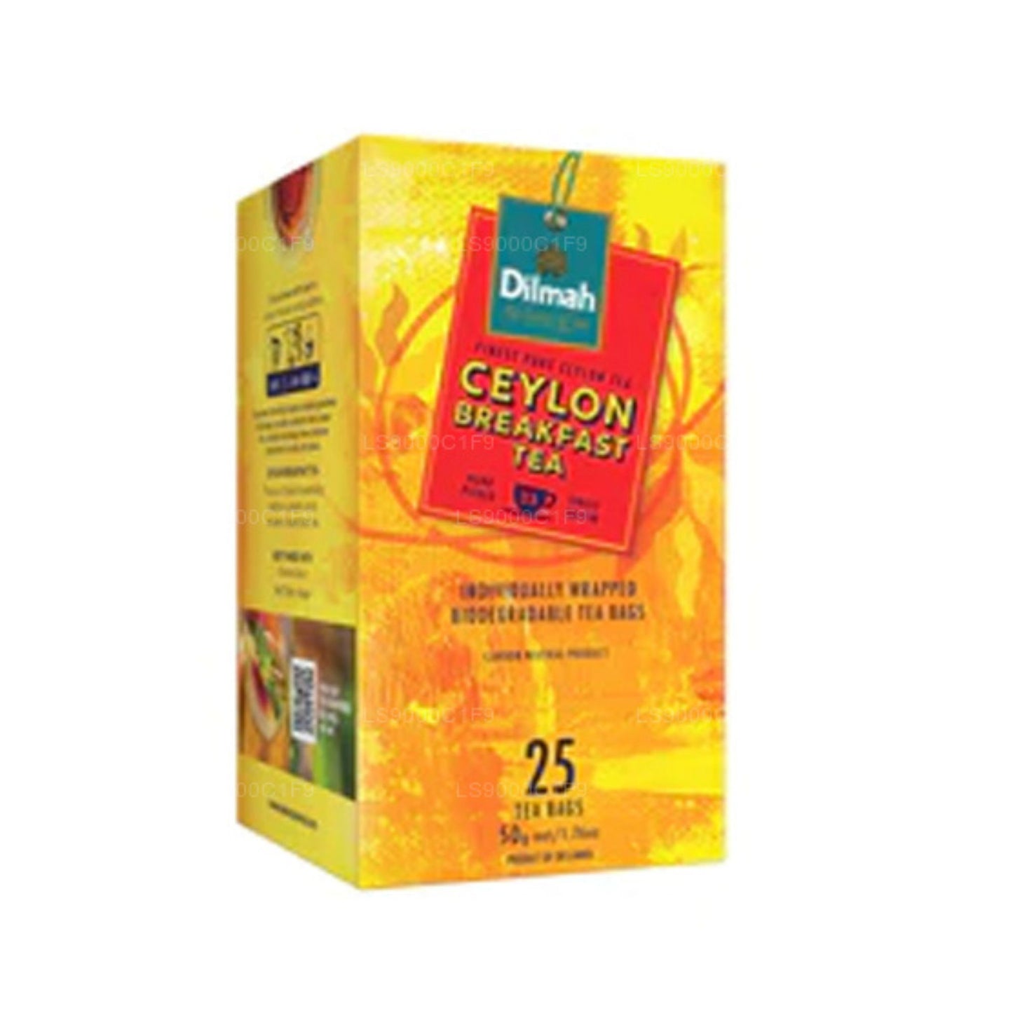 Dilmah Yum Ceylon Breakfast Tea (50g) 25 Tea Bags