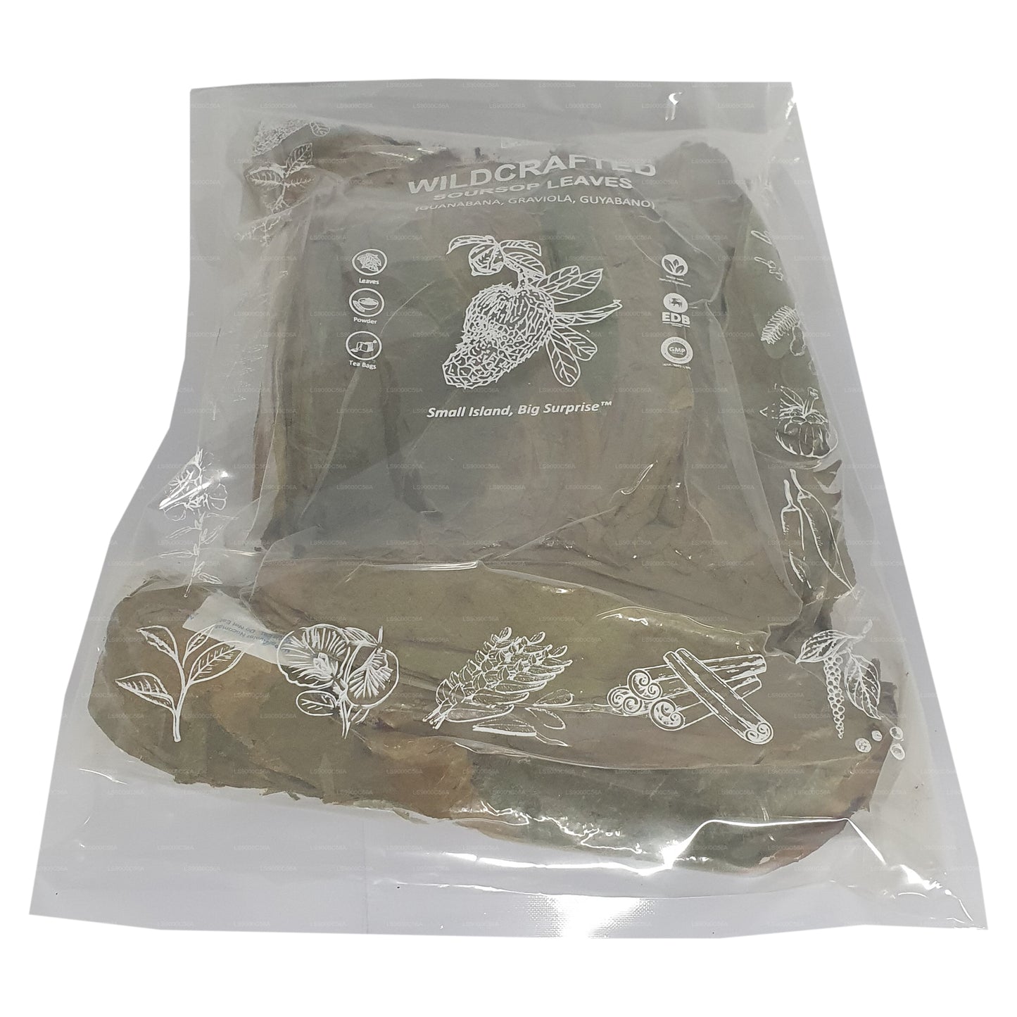 Lakpura® Wildcrafted Soursop (Guanabana, Graviola, Guyabano) Dehydrerade Blad Hela