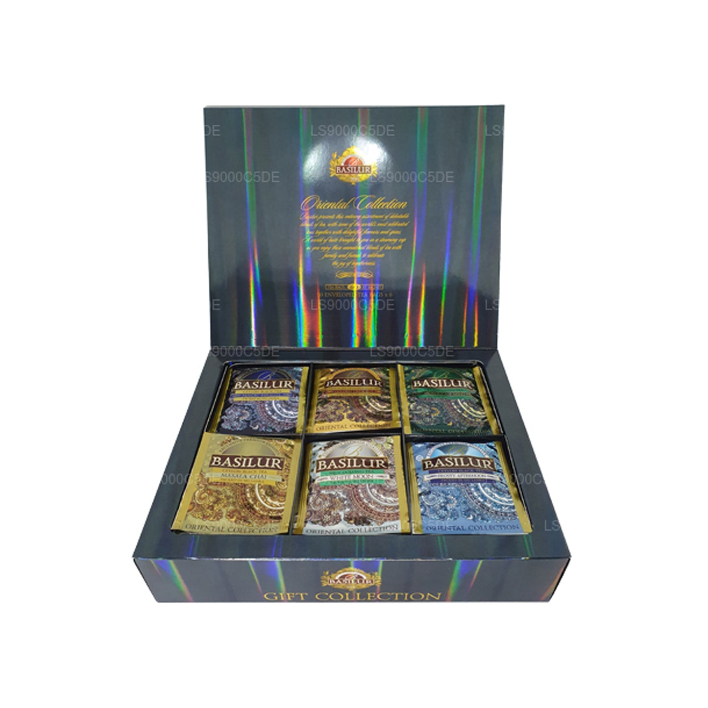 Basilur Assorted Oriental Gift Collection (110g) 60 kuverterade tepåsar