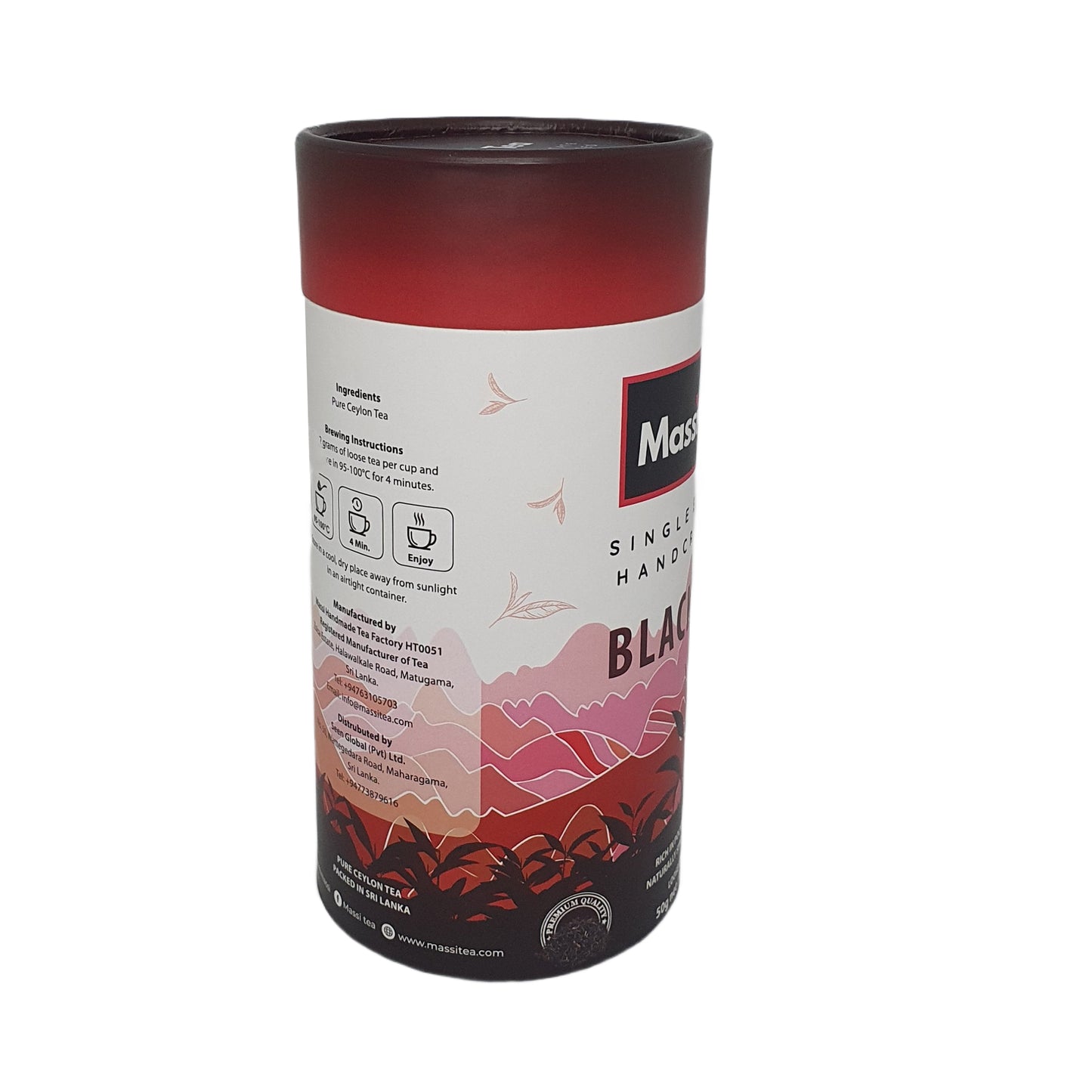 Massi Tea Single Estate Handgjort Svart Te (50g)