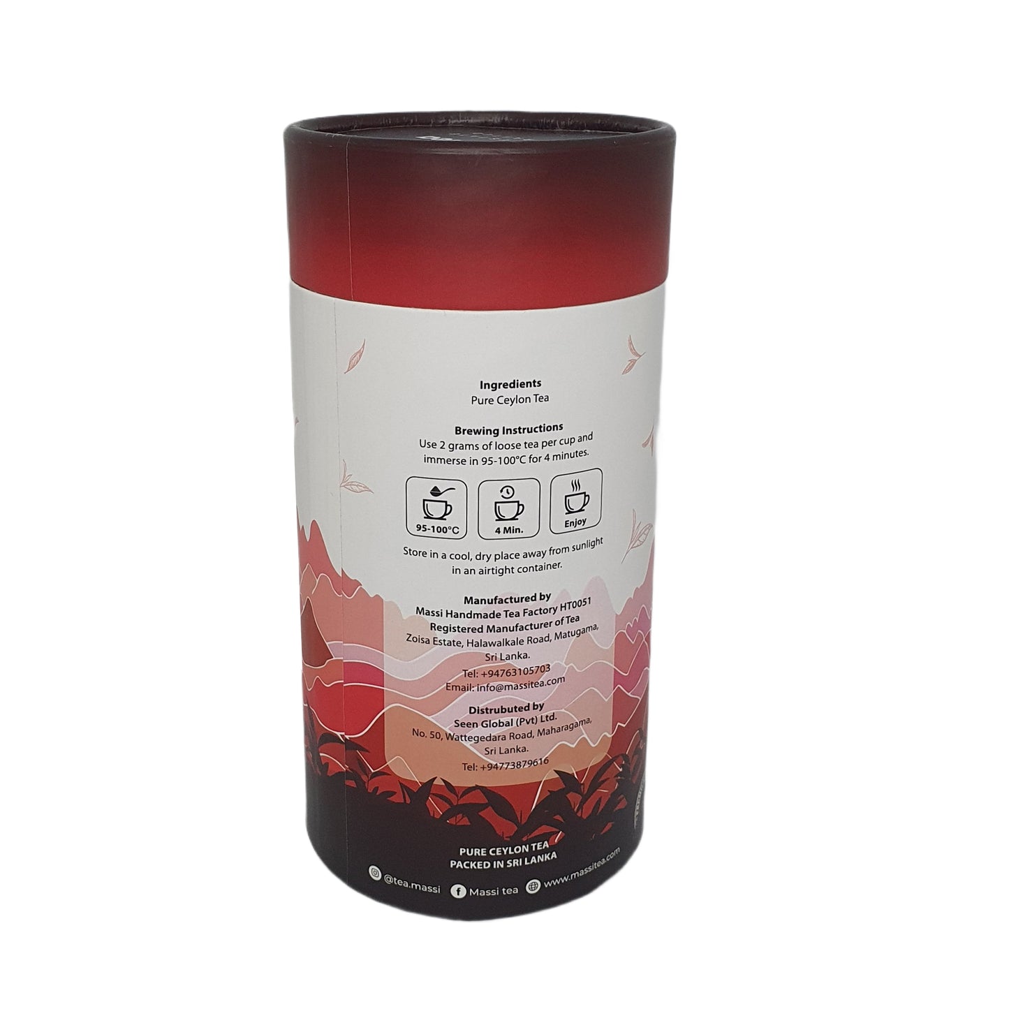 Massi Tea Single Estate Handgjort Svart Te (50g)