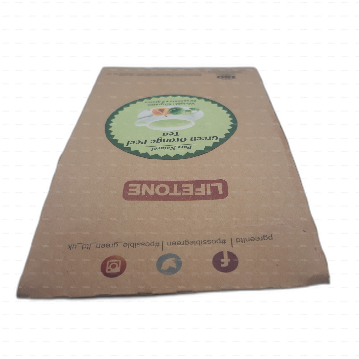 Lifetone Green Orange Peel Tea (40g) 20 Tea Bags