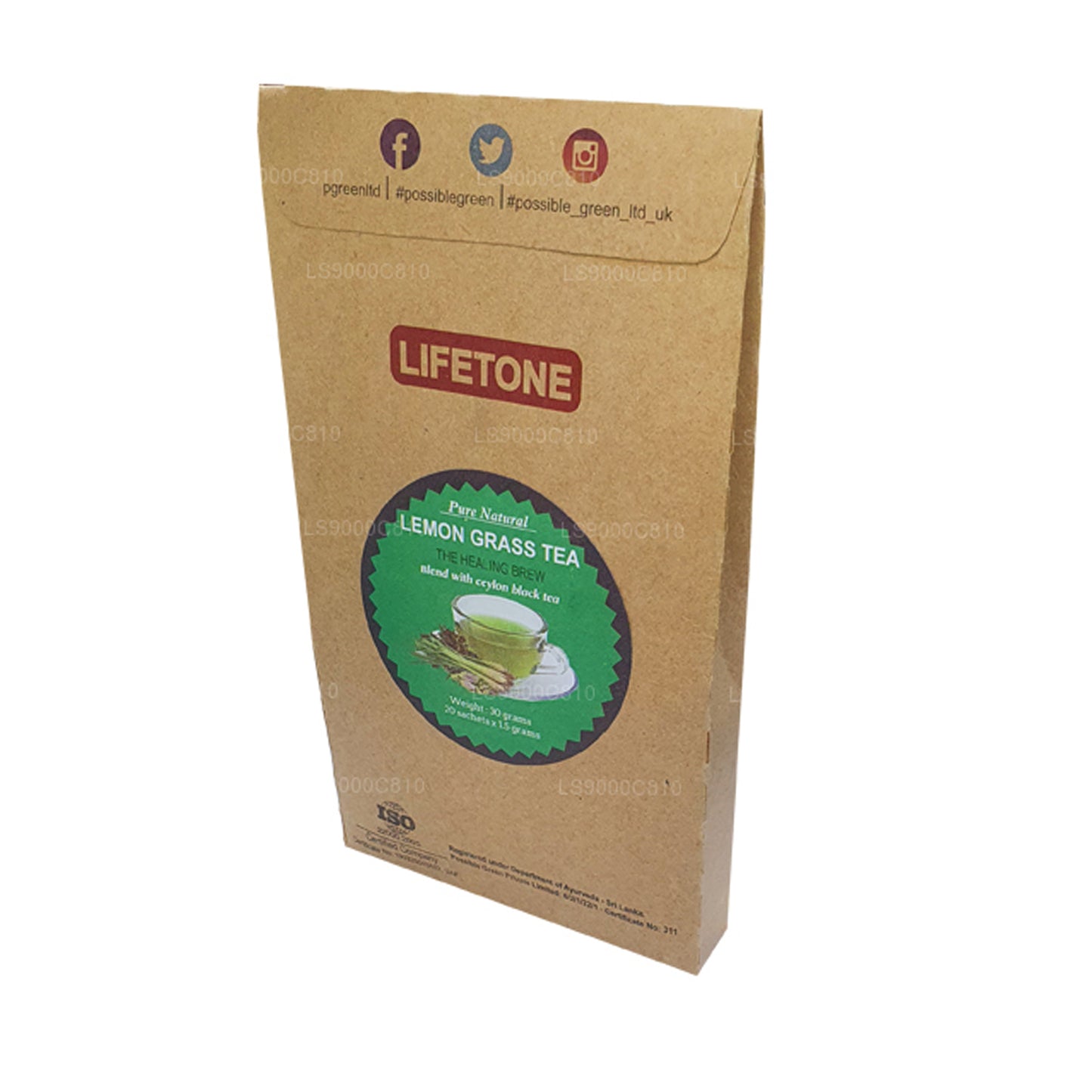 Lifetone Citrongräs Te (30g)