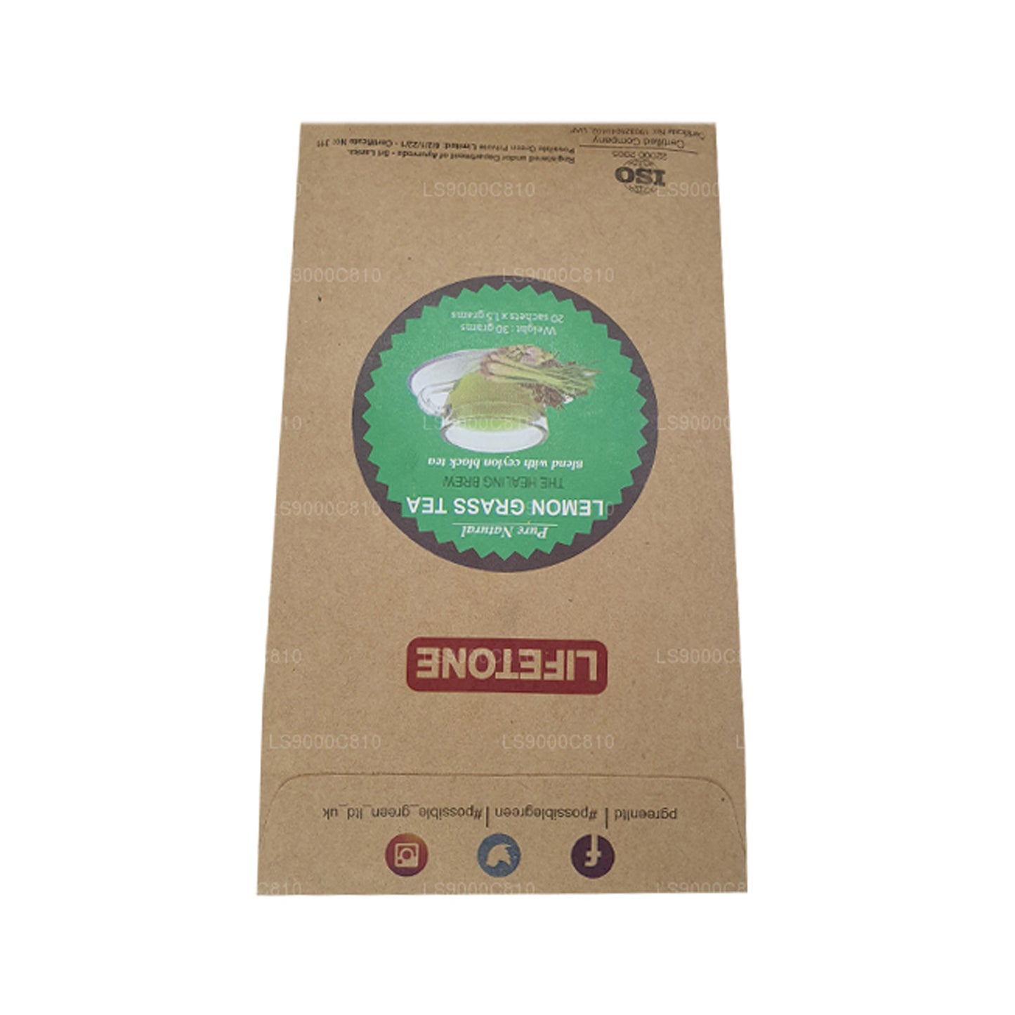 Lifetone Citrongräs Te (30g)