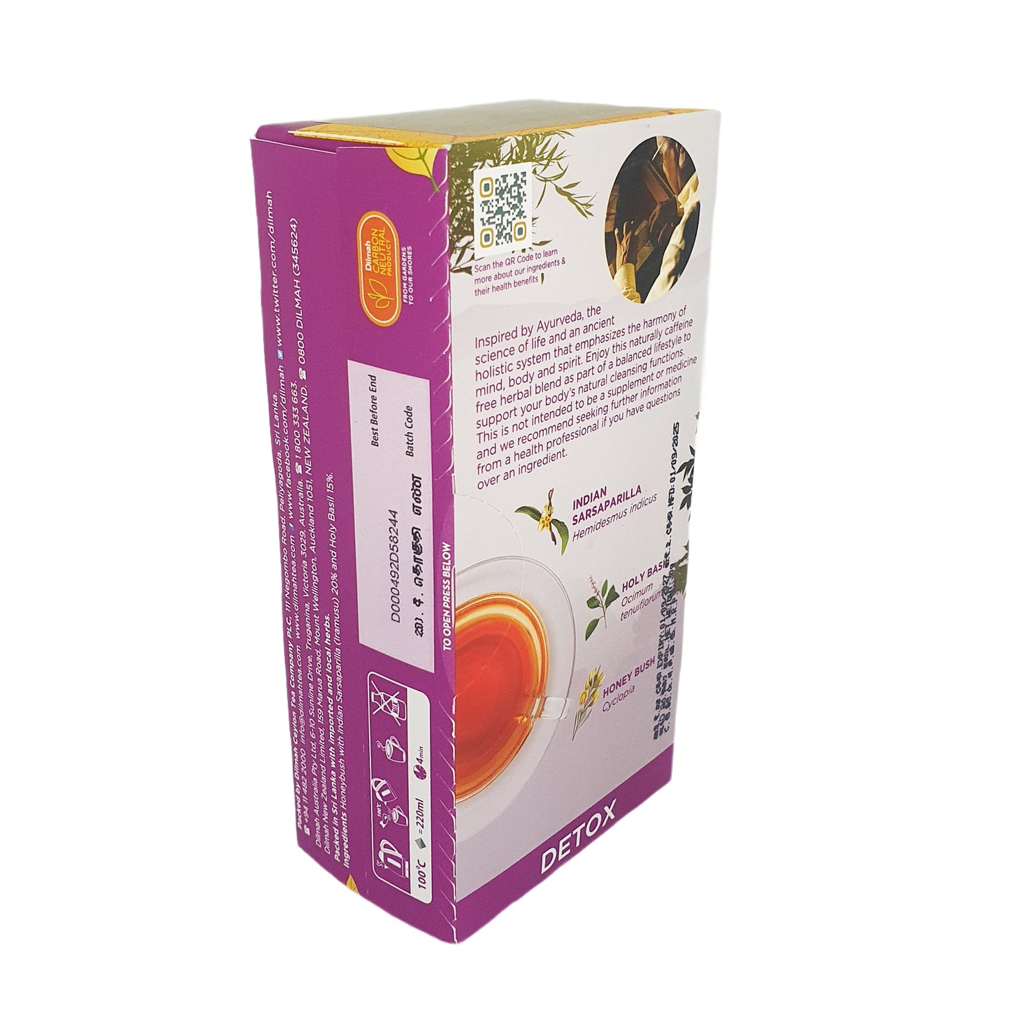 Dilmah Arana Detox Natural Herbal Infusion (20 Tagless tepåsar)