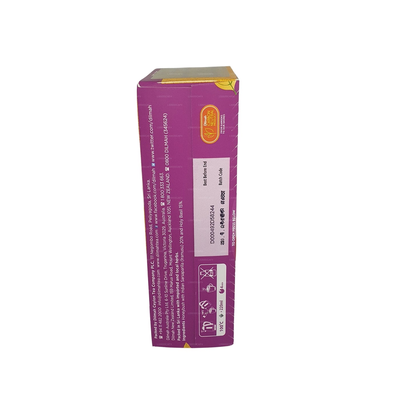 Dilmah Arana Detox Natural Herbal Infusion (20 Tagless tepåsar)