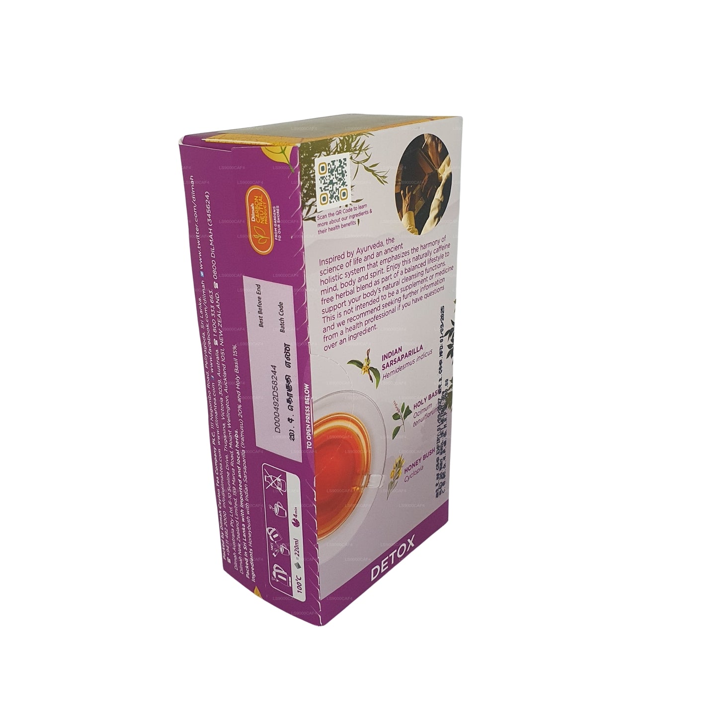 Dilmah Arana Detox Natural Herbal Infusion (20 Tagless tepåsar)
