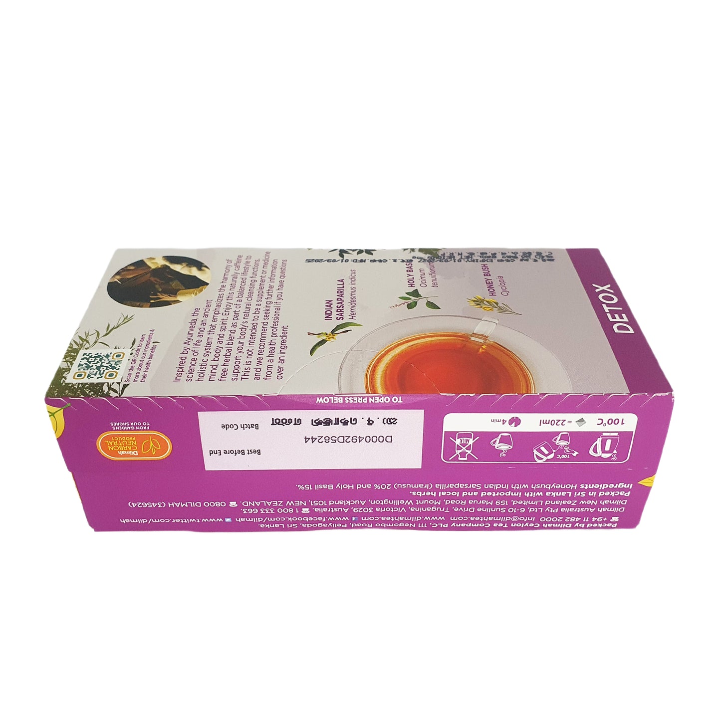 Dilmah Arana Detox Natural Herbal Infusion (20 Tagless tepåsar)