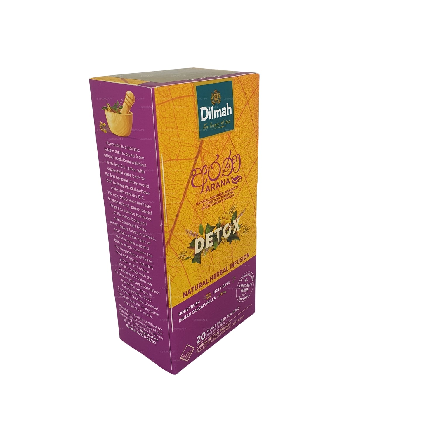 Dilmah Arana Detox Natural Herbal Infusion (20 Tagless tepåsar)