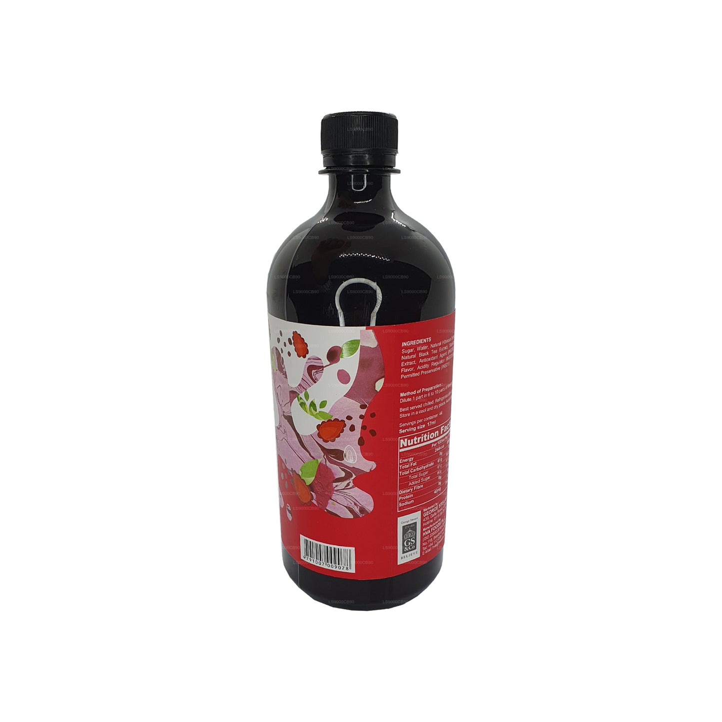 Heladiv Jordgubb Iste Koncentrat Cordial (750ml)
