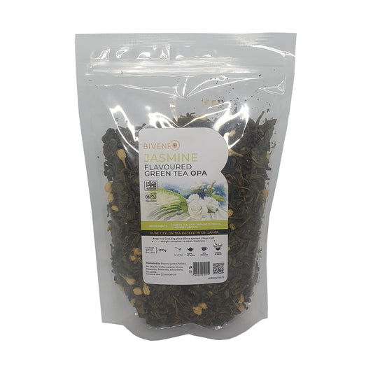 Bivenro Jasmine Flavoured Green Tea OPA Grade (200g)