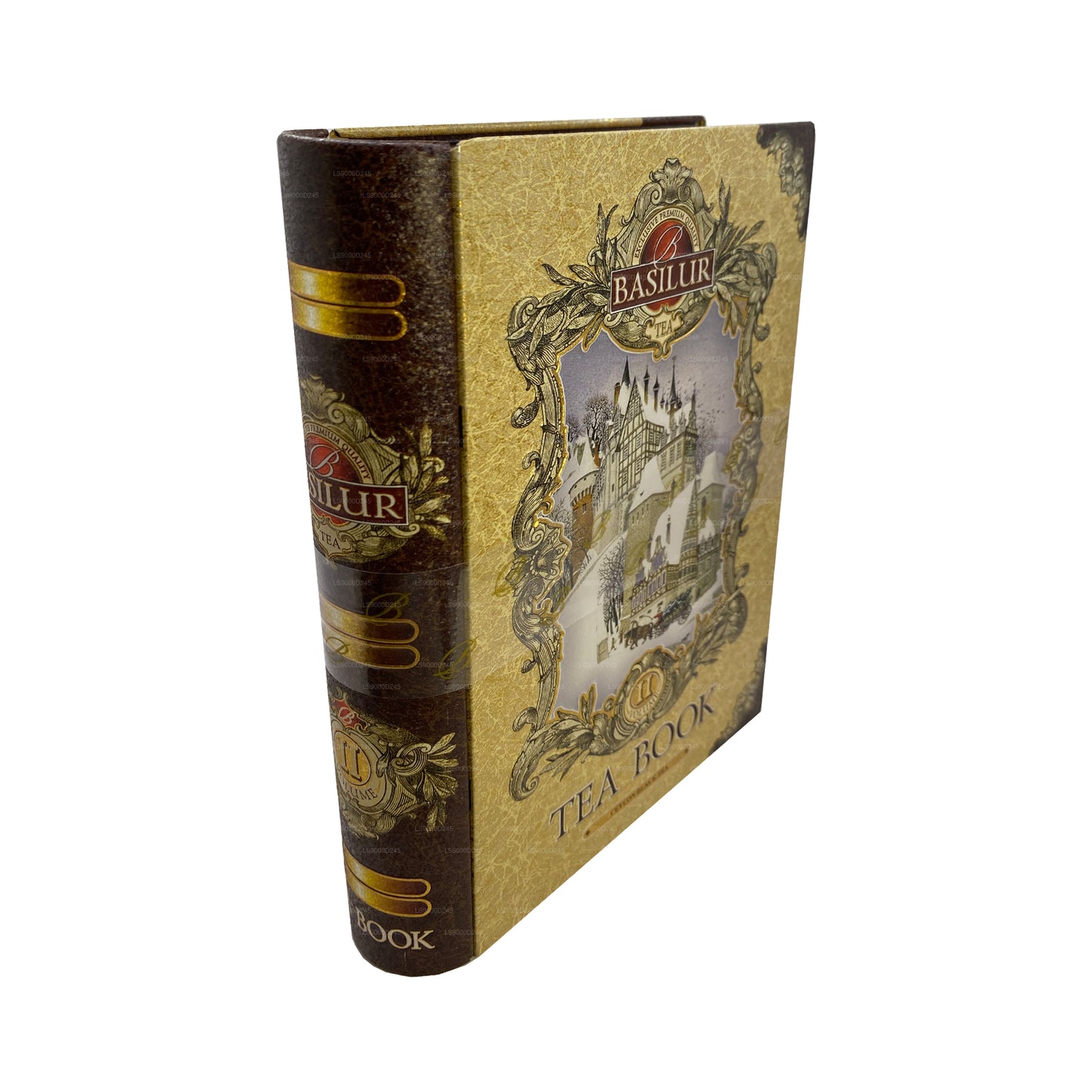 Basilur Tea Book ”Tea Book Volym II - Guld” (100g) Caddy