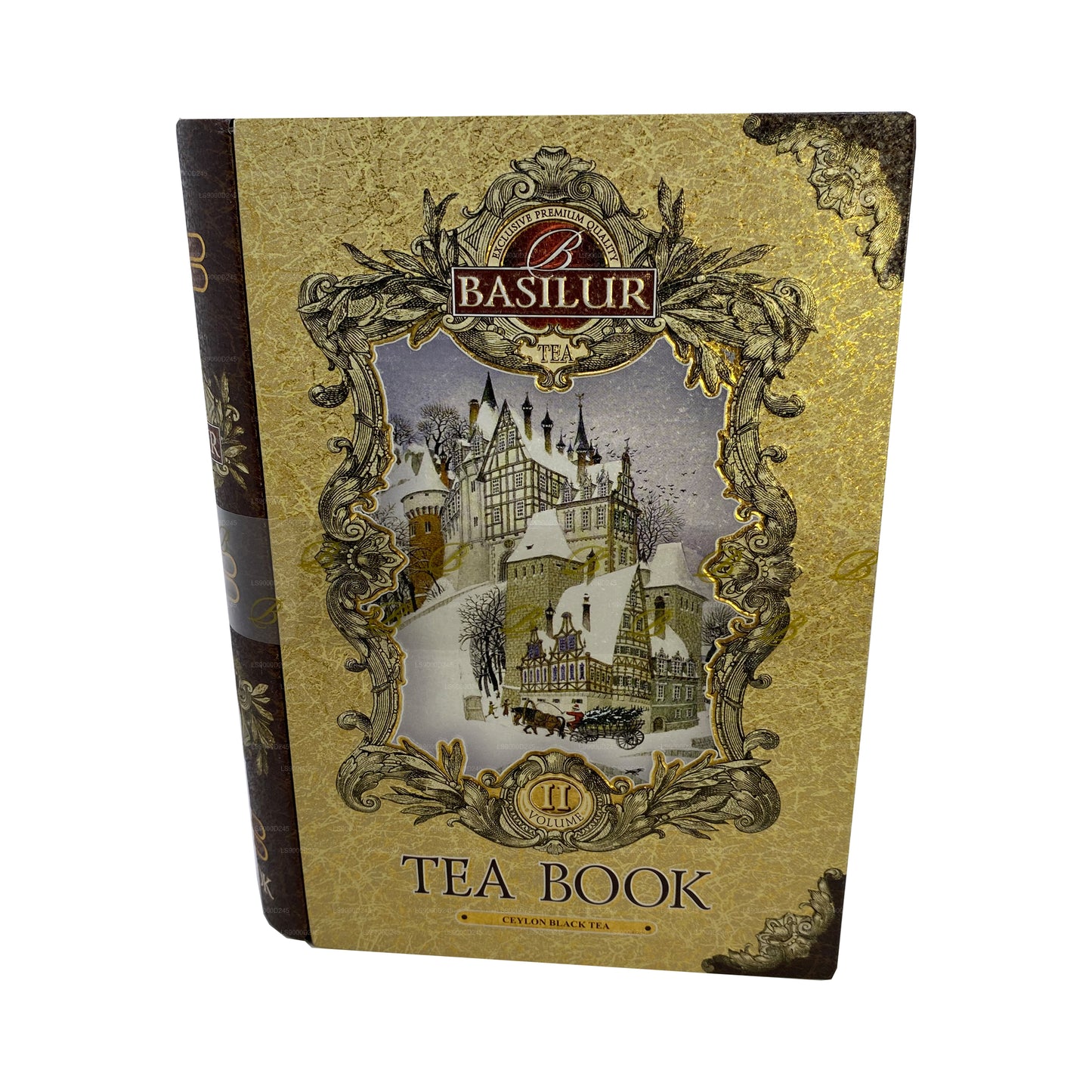 Basilur Tea Book ”Tea Book Volym II - Guld” (100g) Caddy