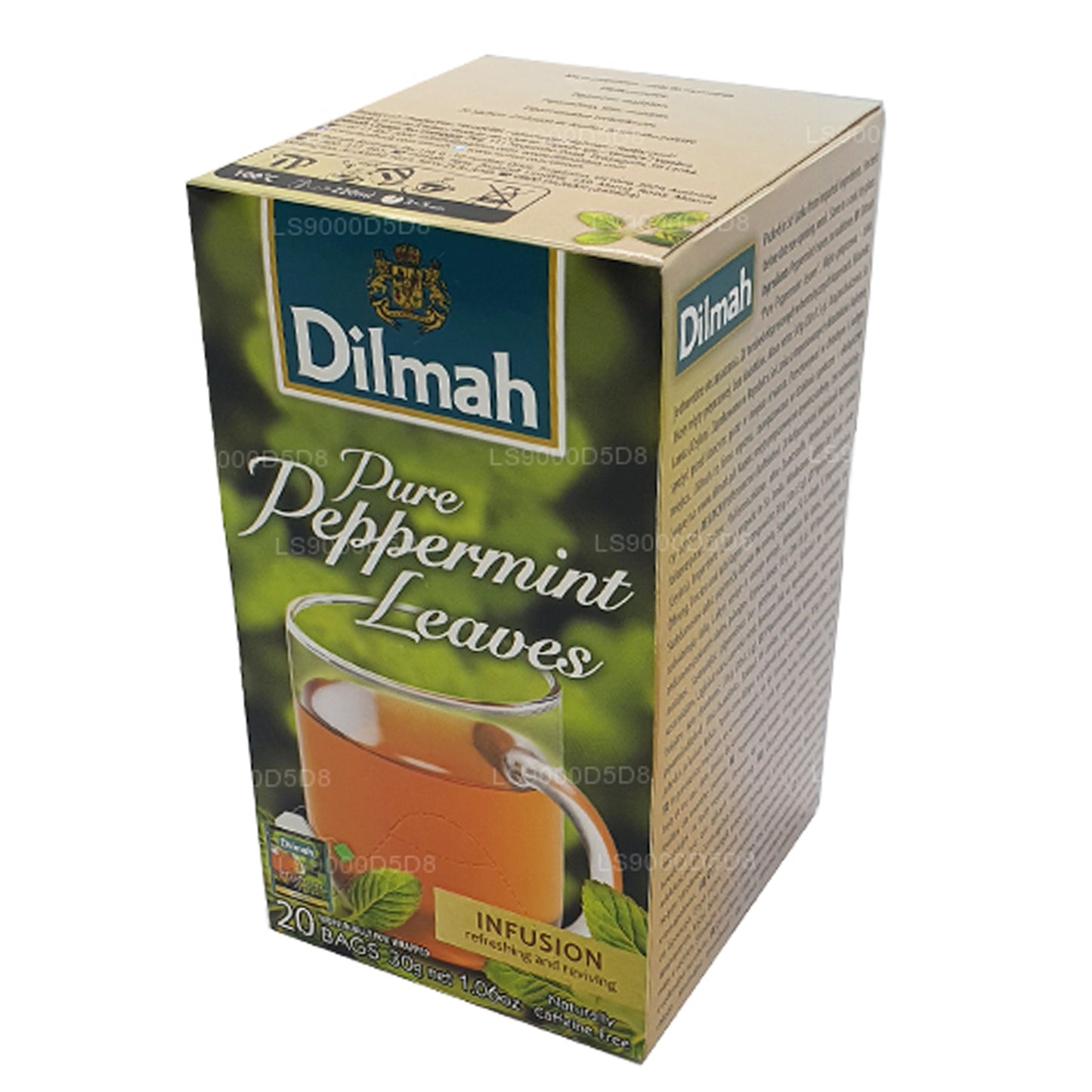 Dilmah rena pepparmyntsblad (30g) 20 tepåsar