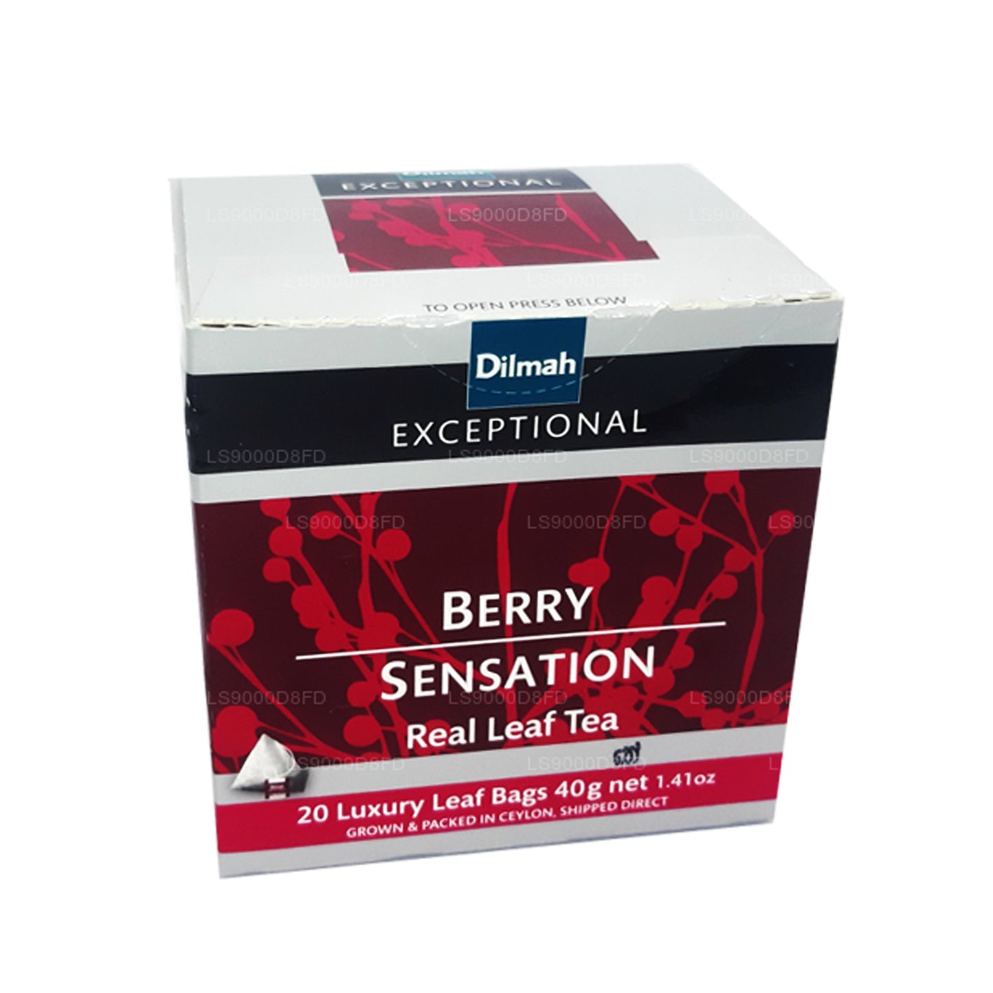 Dilmah Exceptionell Berry Sensation Real Leaf Tea (40g) 20 tepåsar