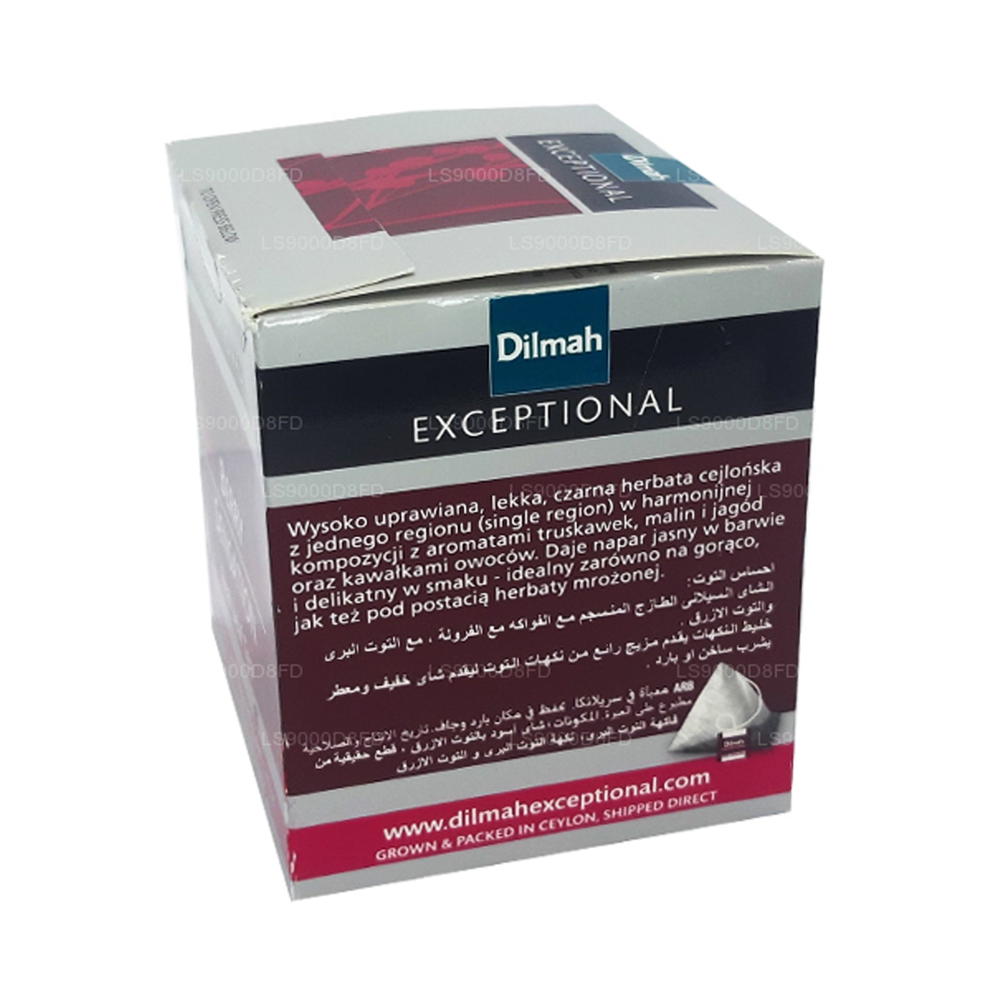 Dilmah Exceptionell Berry Sensation Real Leaf Tea (40g) 20 tepåsar