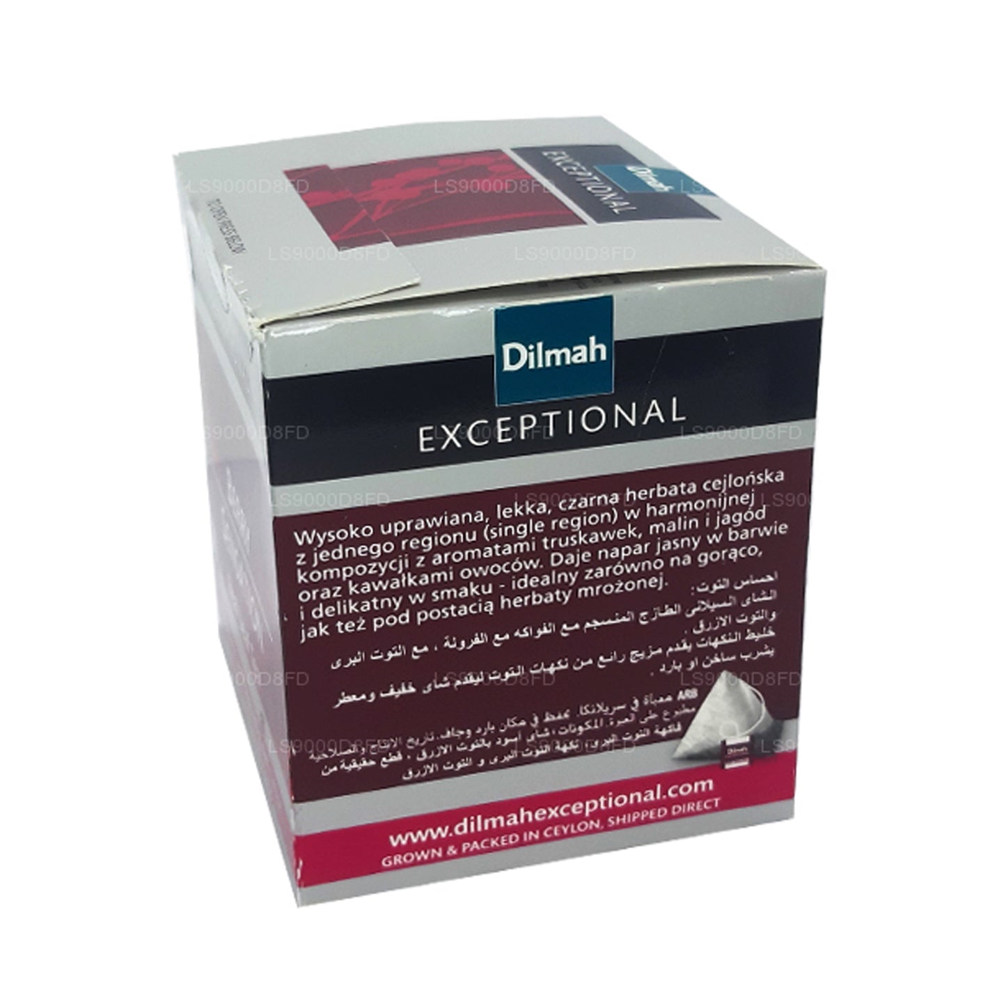 Dilmah Exceptionell Berry Sensation Real Leaf Tea (40g) 20 tepåsar