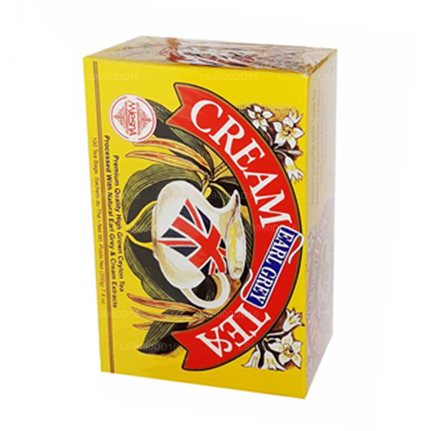 Mlesna Cream Earl Grey Te (200g) 100 Tepåsar