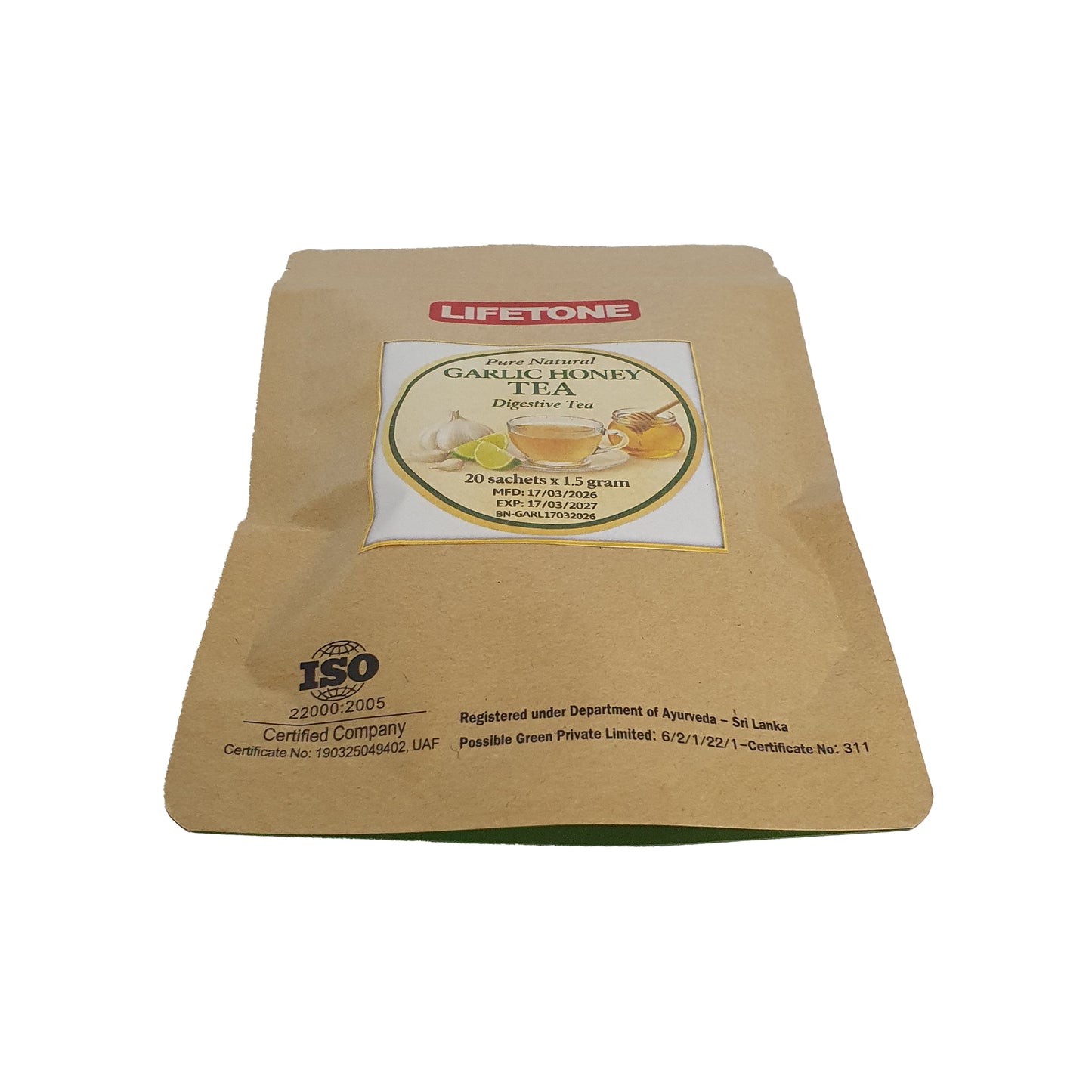 Lifetone Vitlök Honung Te (40g)