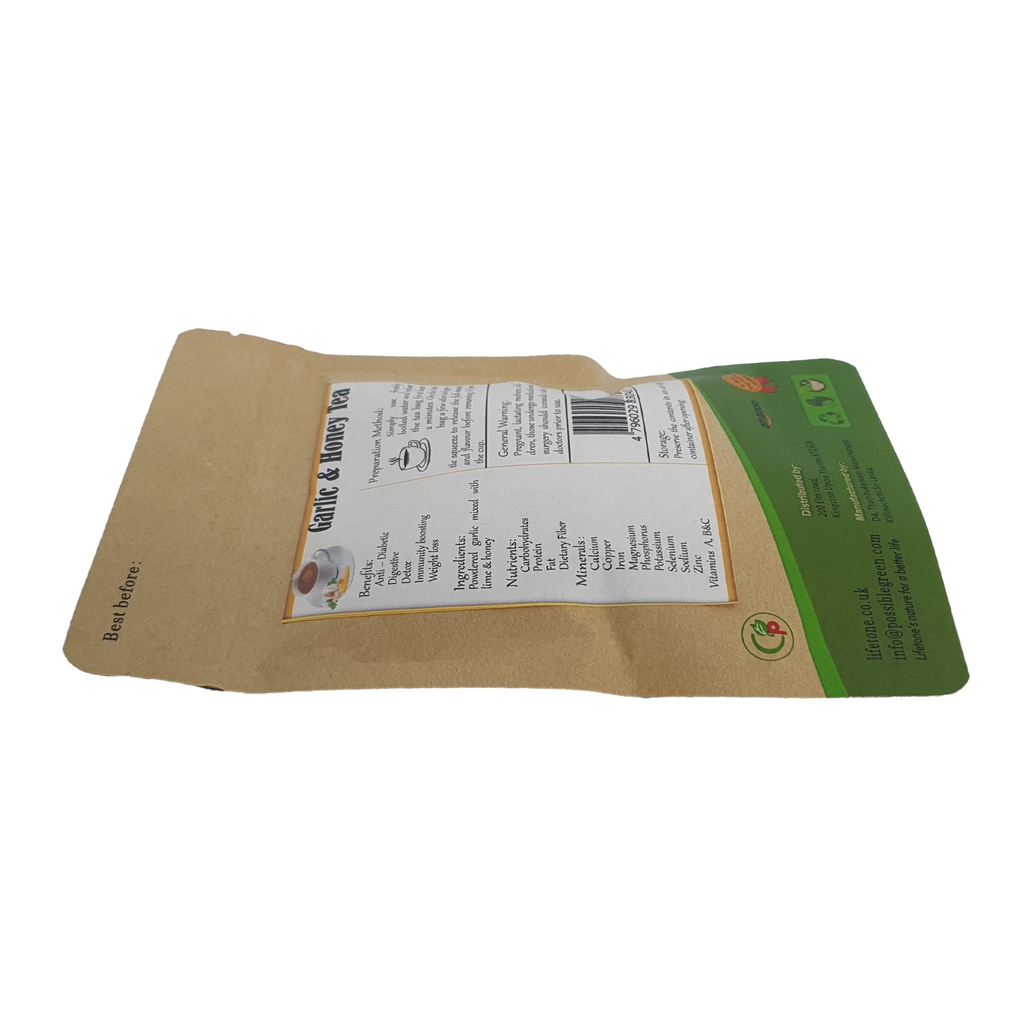 Lifetone Vitlök Honung Te (40g)