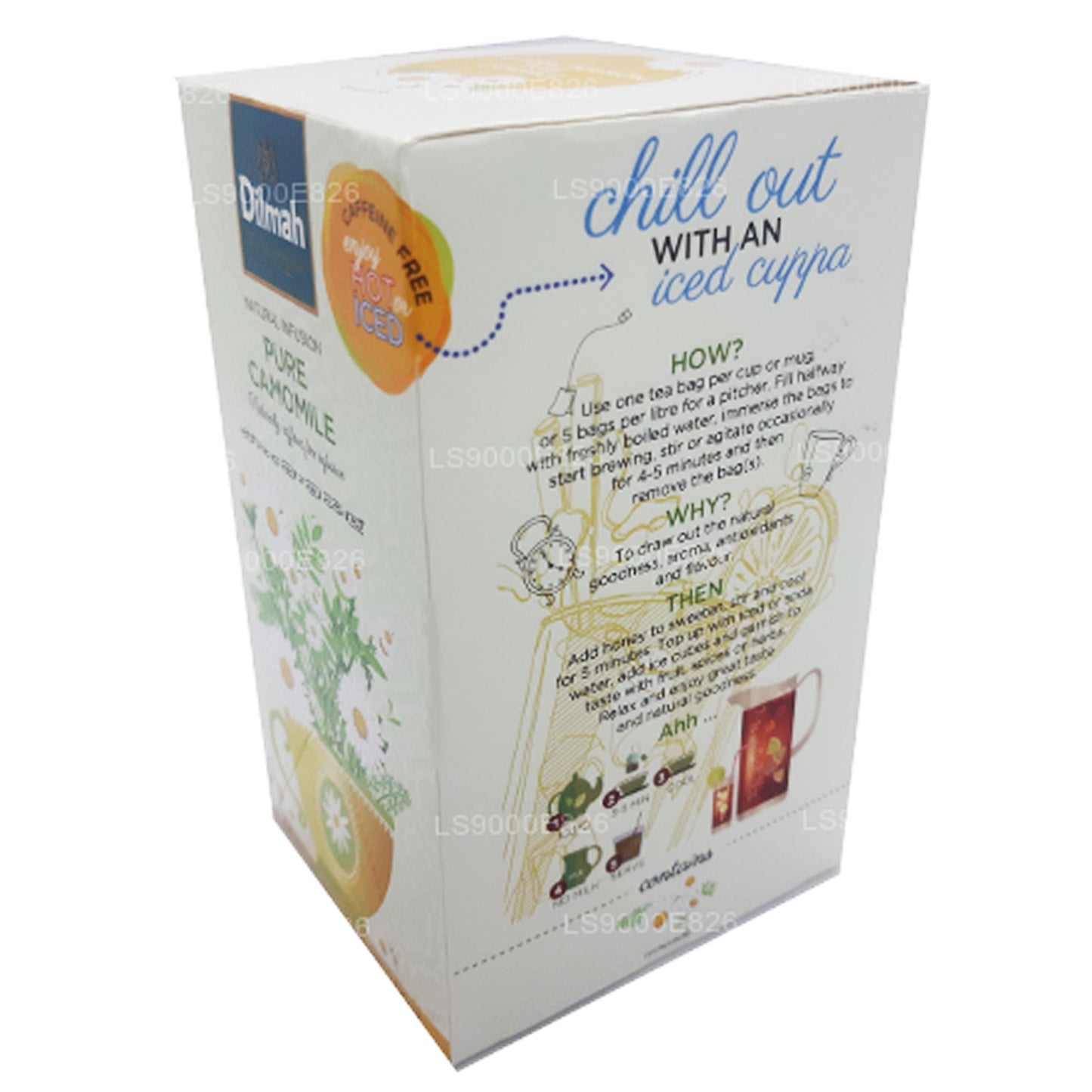 Dilmah rena kamomillblommor (30g) 20 tepåsar