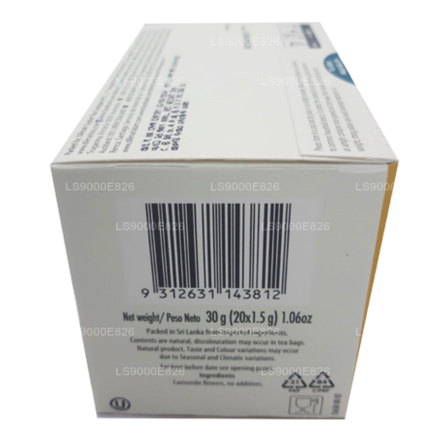 Dilmah rena kamomillblommor (30g) 20 tepåsar