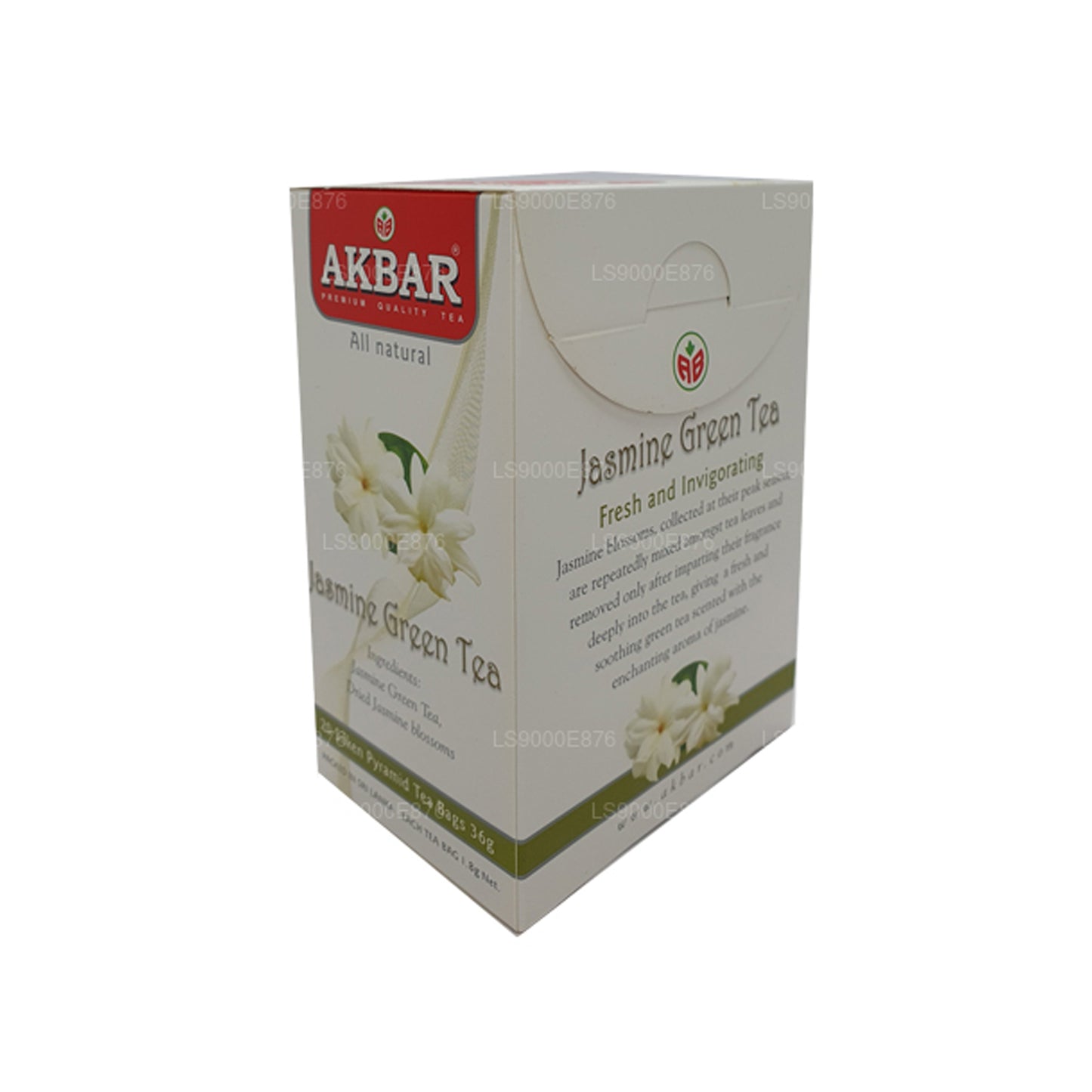 Akbar Jasmine Grönt Te (36g) 20 Tepåsar