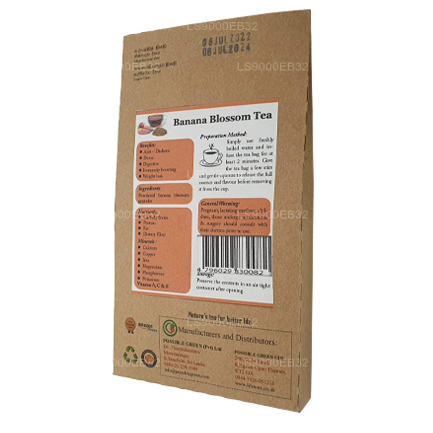 Lifetone Bananblom Tea (40g)