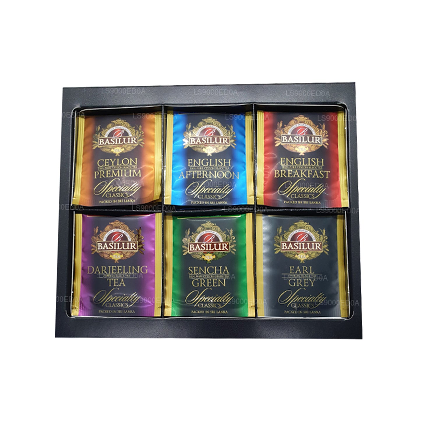 Basilur Giftbox Diverse Specialty Classics (115g) 60 omslutna tepåsar