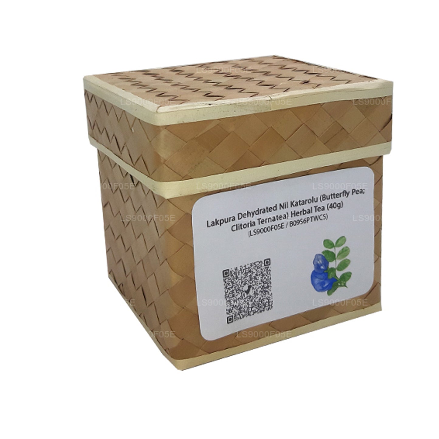 Lakpura uttorkad Nil Katarolu (Butterfly Pea; Clitoria Ternatea) Örtte (40g)