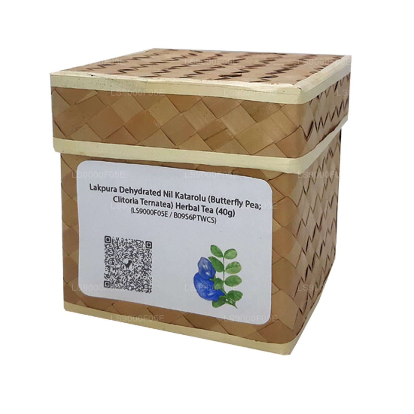 Lakpura uttorkad Nil Katarolu (Butterfly Pea; Clitoria Ternatea) Örtte (40g)