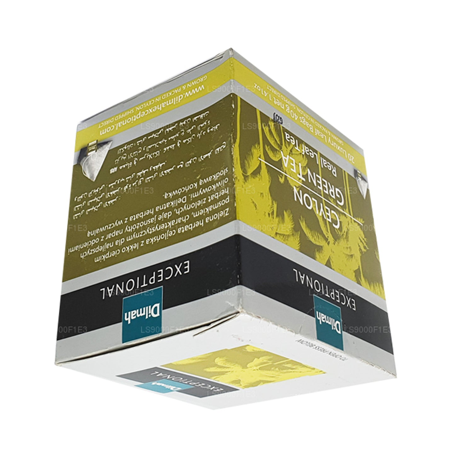 Dilmah Exceptionellt Ceylon grönt te (40g) 20 tepåsar