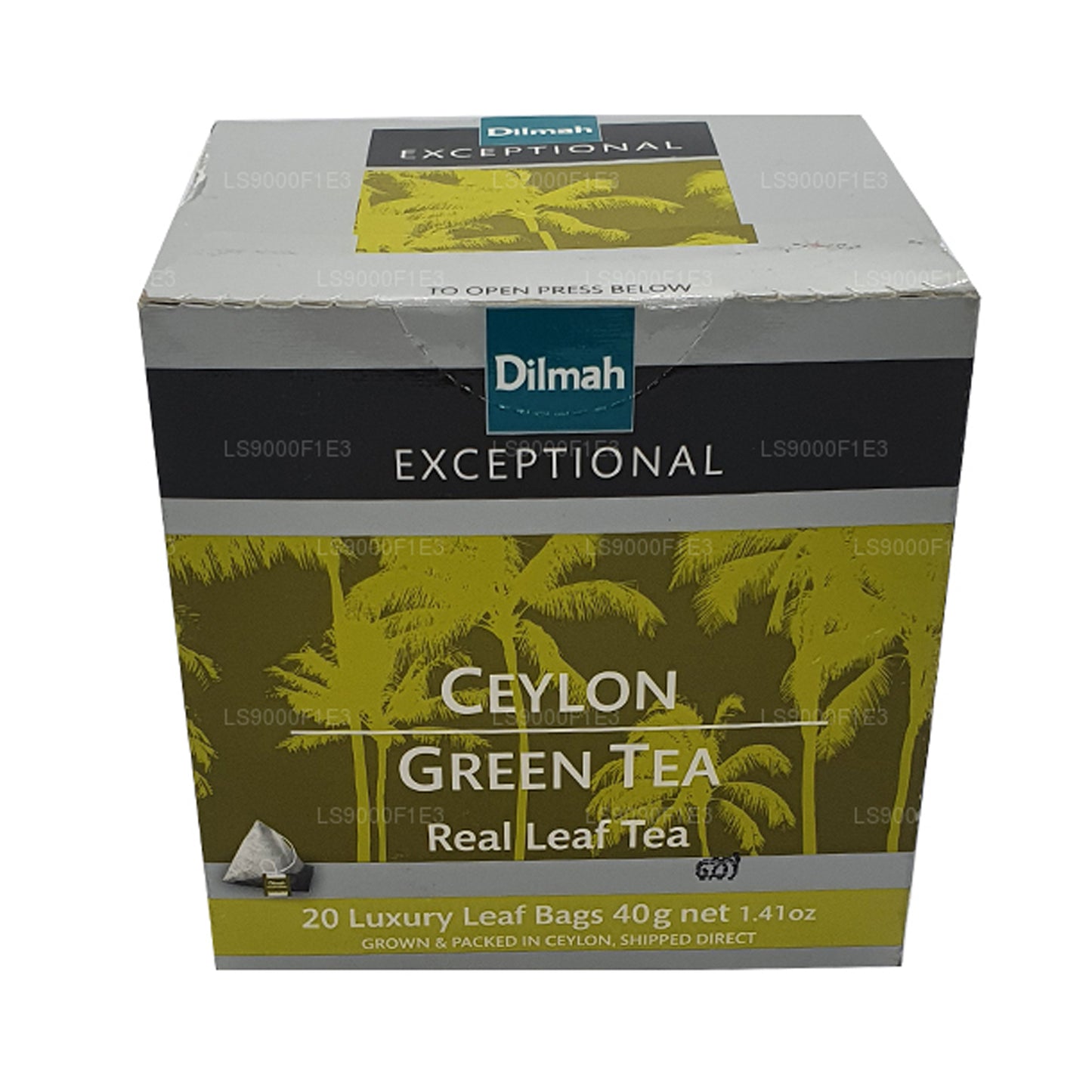 Dilmah Exceptionellt Ceylon grönt te (40g) 20 tepåsar
