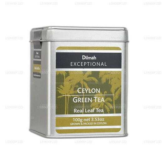 Dilmah exceptionella Ceylon grönt lösa blad te (100g)