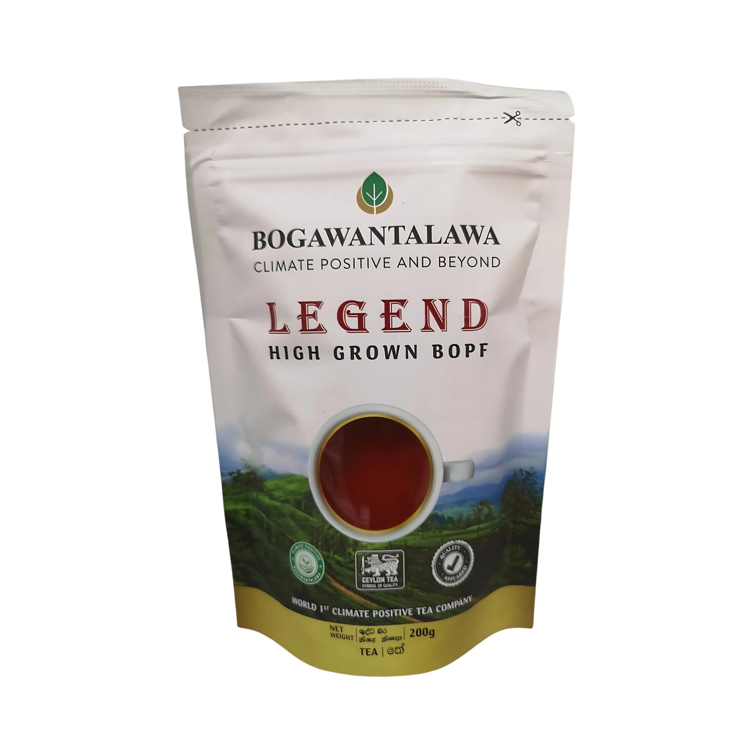 Bogawantalawa Legend Rent svart te (400g) 100% BOPF