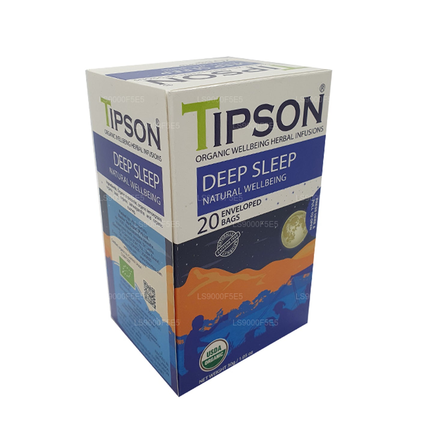 Tipson Organic Deep Sleep Natural Wellbeing (30g) 20 omslutna tepåsar