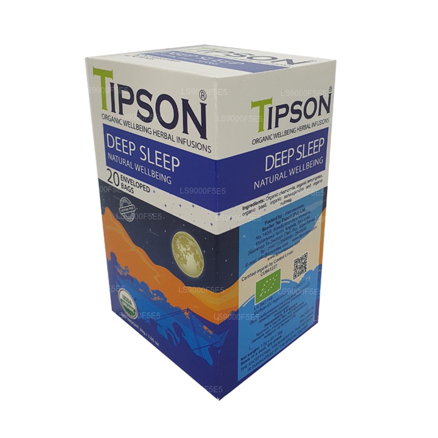 Tipson Organic Deep Sleep Natural Wellbeing (30g) 20 omslutna tepåsar