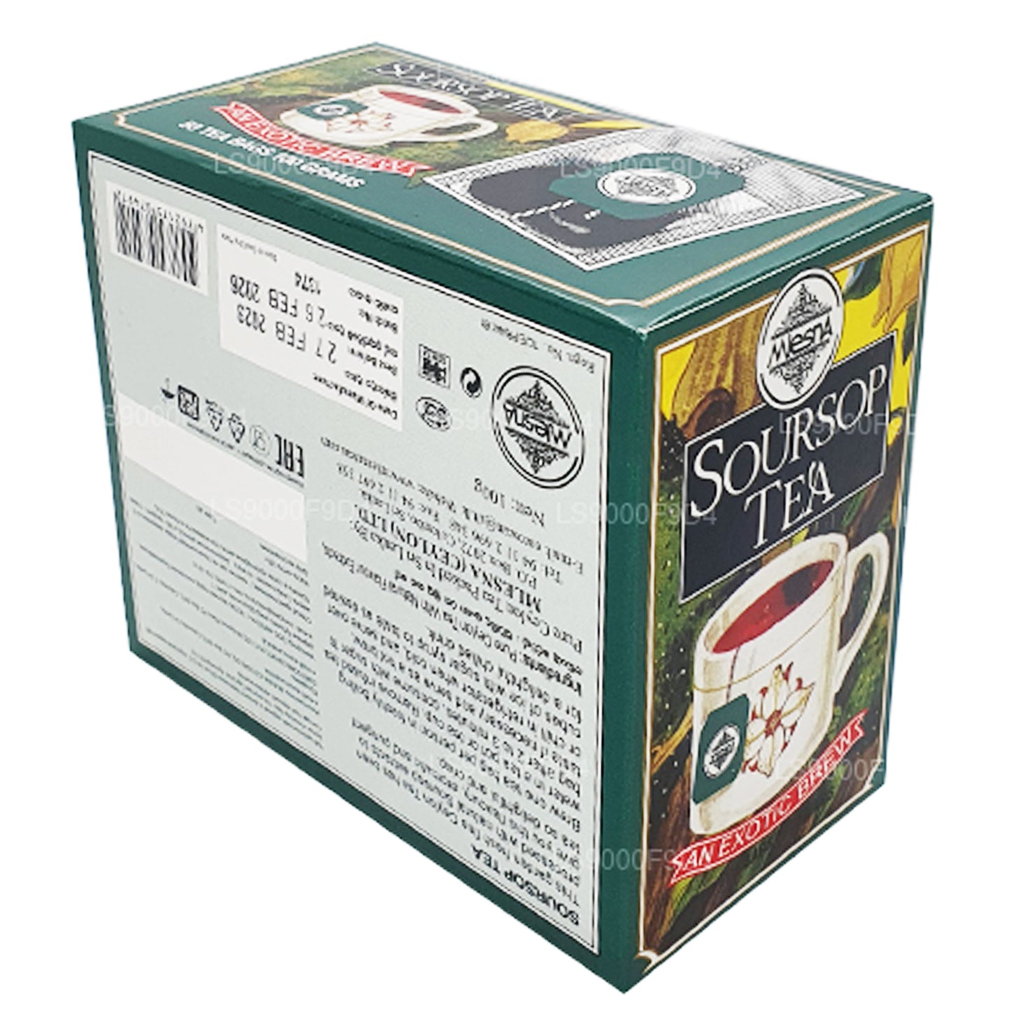 Mlesna Soursop te 'En Exotisk Brew' 50Tepåsar (100g)