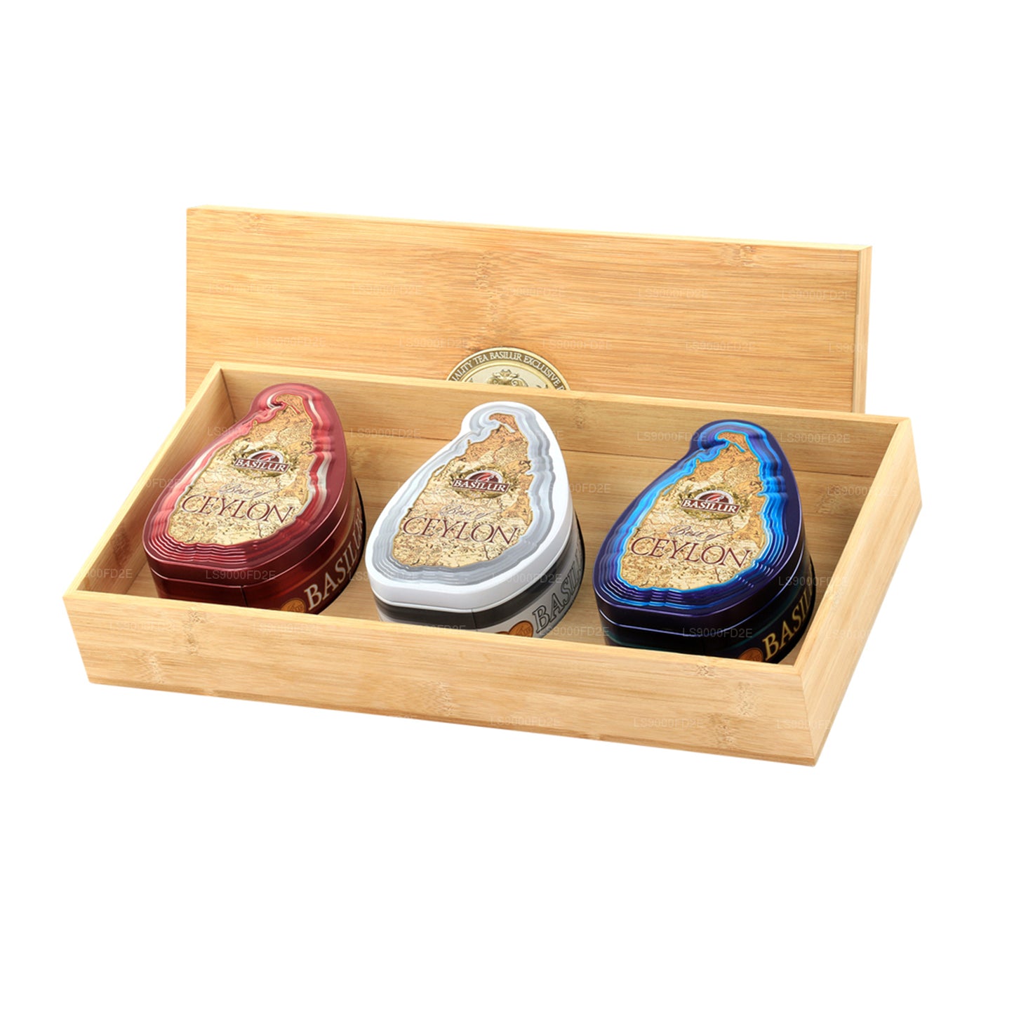 Basilur ”Best of Ceylon” 3 i 1 Mini Map burkar (150g)