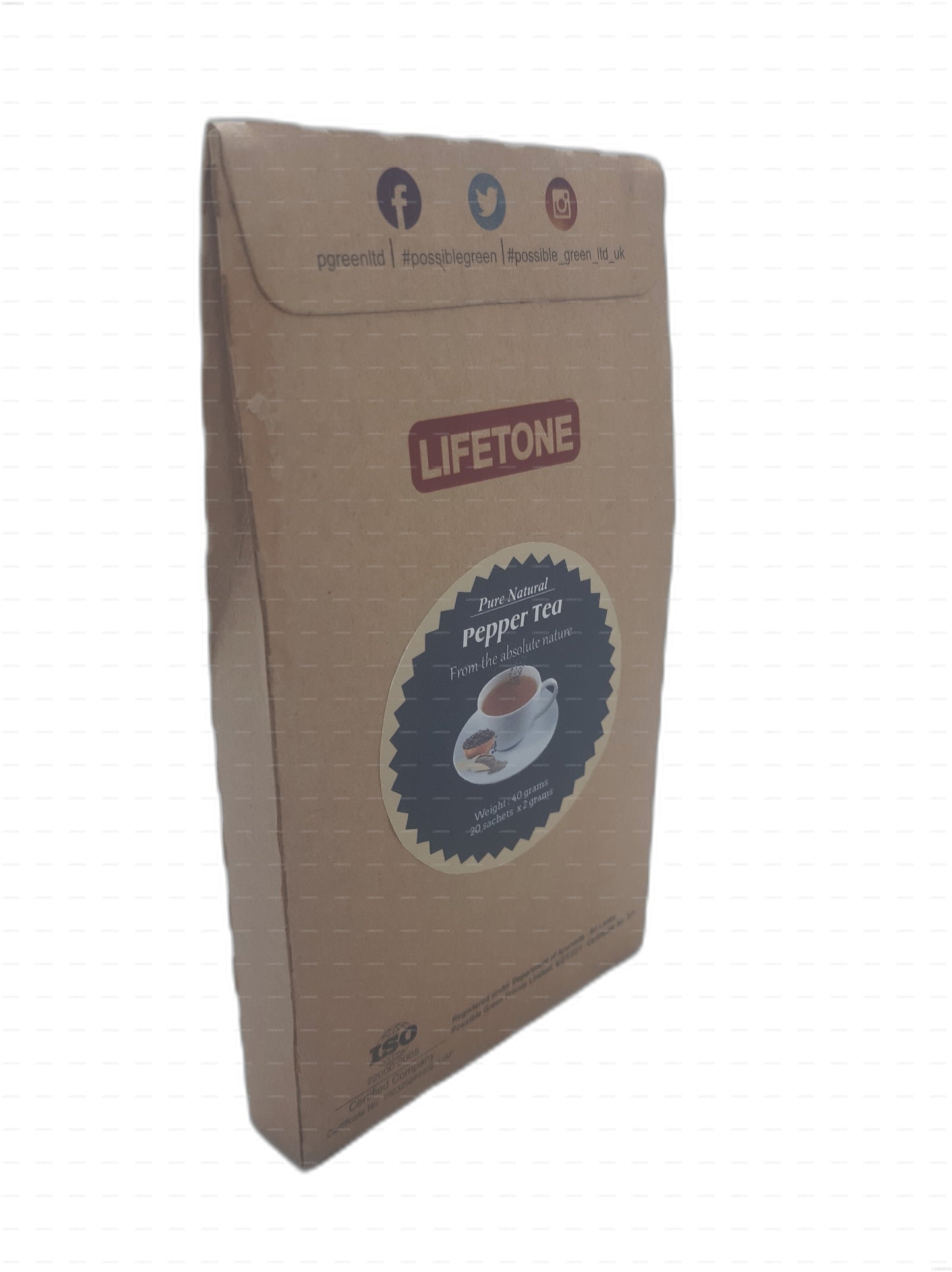 Lifetone Pepper Tea (40g) 20 Tea Bags