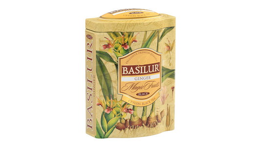 Basilur Pure Ceylon svart te med ingefära Caddy (100g)