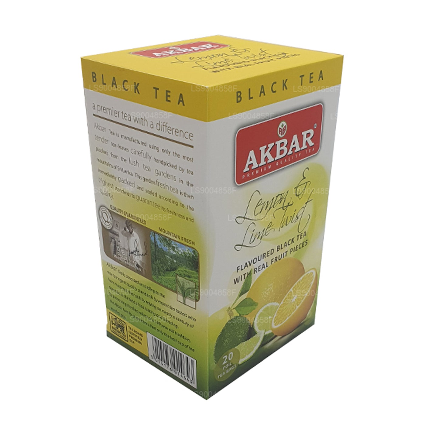 Akbar Citron och Lime Twist Tea (40g) 20 tepåsar