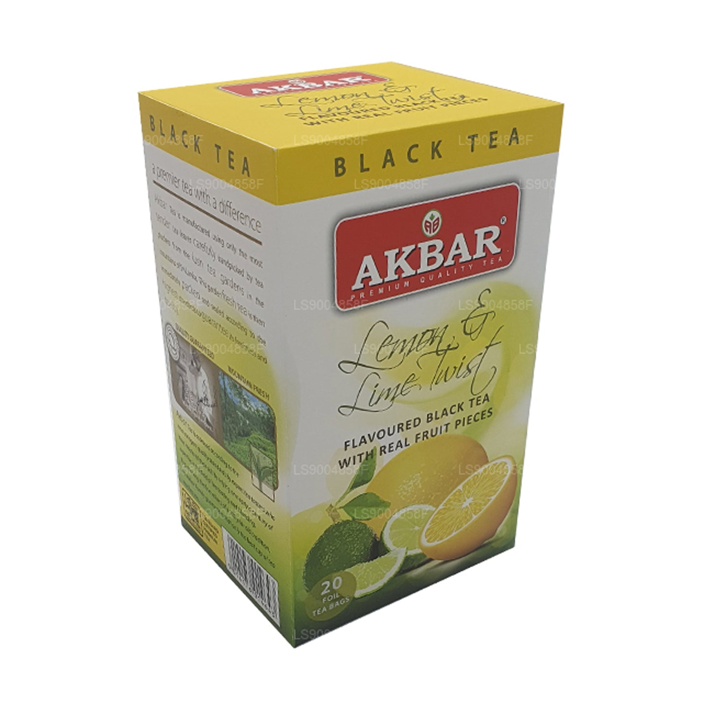 Akbar Citron och Lime Twist Tea (40g) 20 tepåsar