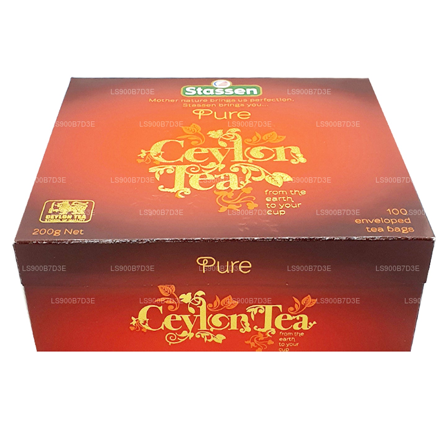 Stassen Pure Ceylon svart te (200g) 100 tepåsar