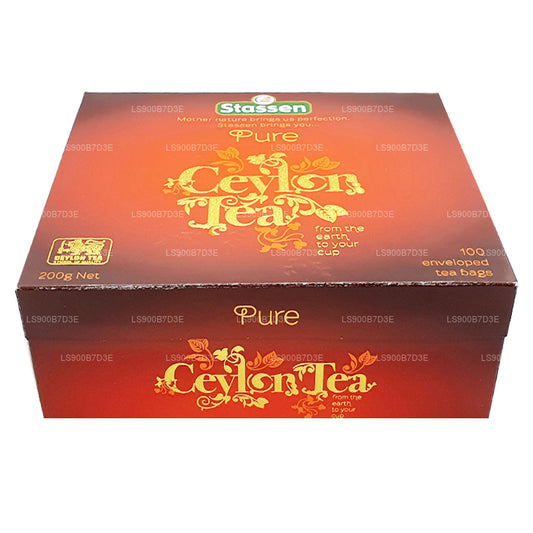 Stassen Pure Ceylon svart te (200g) 100 tepåsar