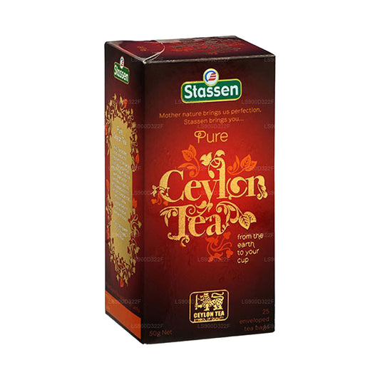 Stassen Pure Ceylon svart te (50g) 25 tepåsar
