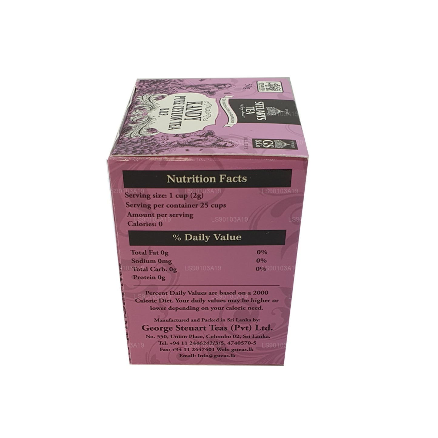 George Steuart Kandy BOP bladte (50g)