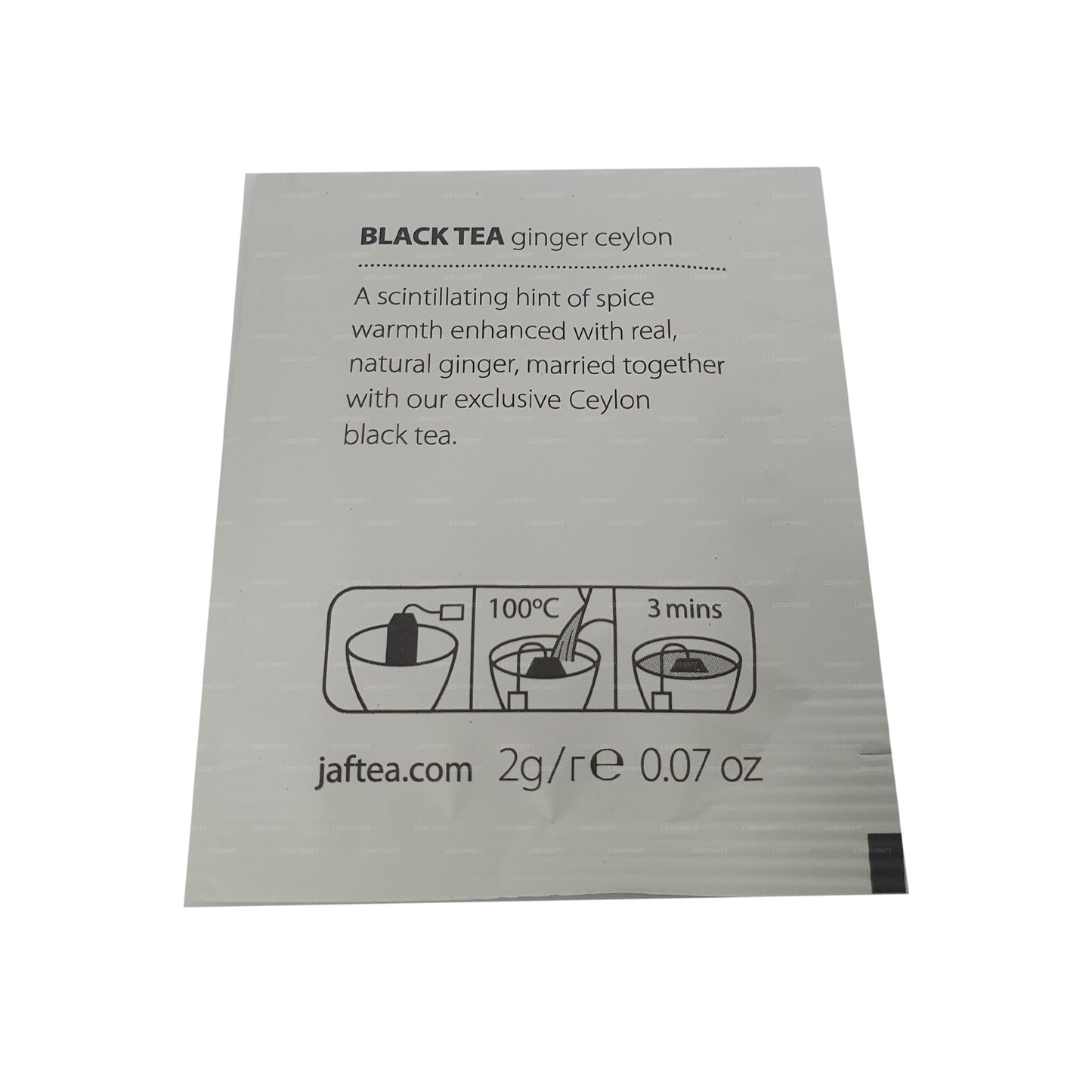 Jaf te ren krydda samling svart te ingefära ceylon (40g) 20 tepåsar